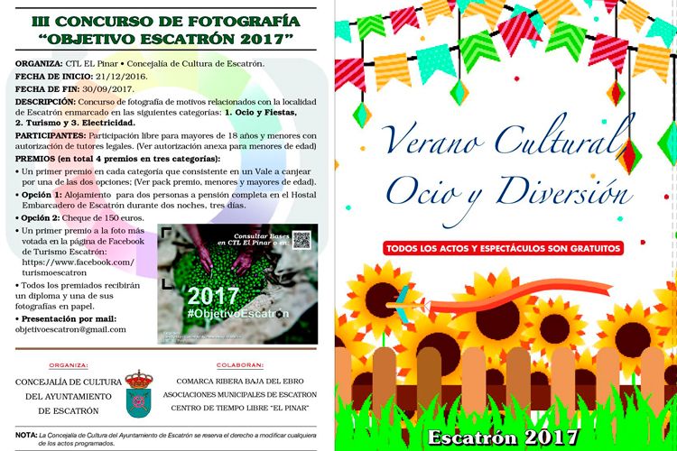Escatrón comienza su verano cultural