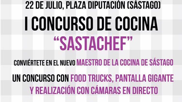 Sástago organiza su primer concurso de cocina, ‘Sastachef’