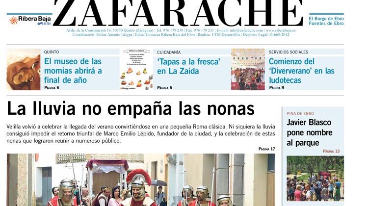 Ya puedes leer el número 65 de Zafarache