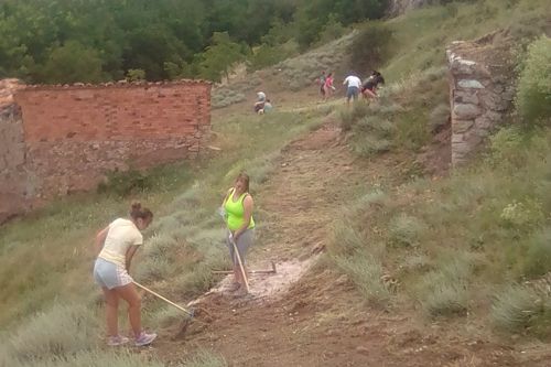 45 jóvenes han participado en el IV campo de trabajo de JDR
