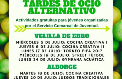 Intenso mes de julio de actividades para jóvenes