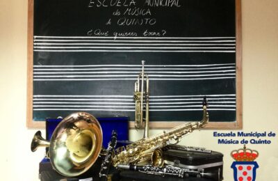 La escuela municipal de música de Quinto inicia el curso con un aumento de su oferta lectiva