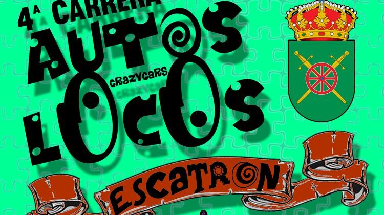 IV carrera de autos locos en Escatrón