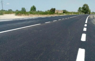 Concluida la obra en la carretera de Pina