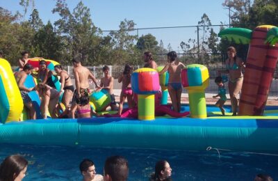 Animación en las fiestas de verano de Cinco Olivas