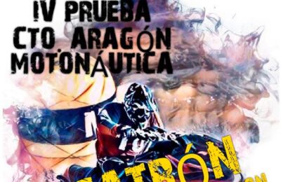Escatrón acoge una prueba del campeonato de Aragón de moto náutica