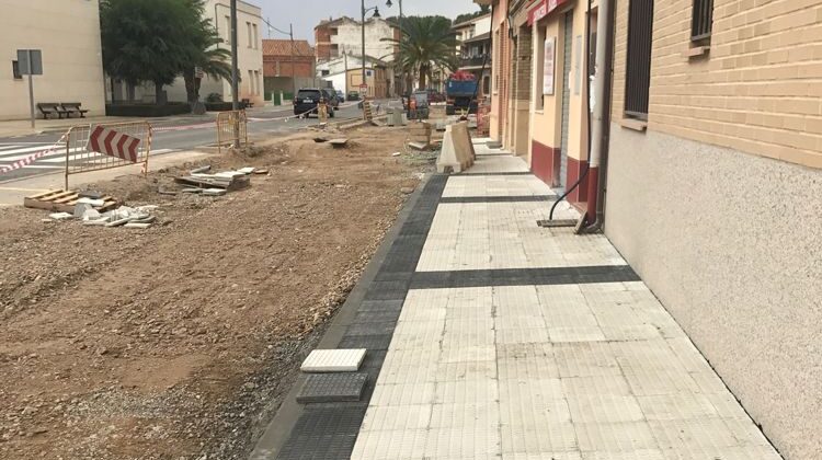 Continúan las obras de renovación y abastecimiento en Quinto