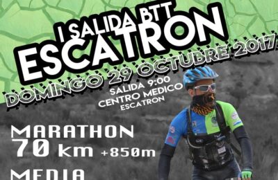 Este domingo, primera salida BTT de Escatrón