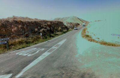 La carretera entre Cinco Olivas y Sástago-La Zaida, cortada al tráfico toda la semana