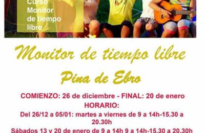 Curso de monitor de tiempo libre en Pina