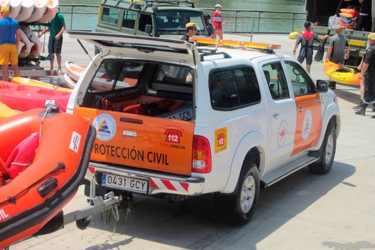 El Gobierno de Aragón premia a los voluntarios de protección civil de la Ribera Baja del Ebro