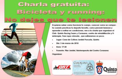 Ciclo de charlas gratuitas en Quinto para una vida más saludable