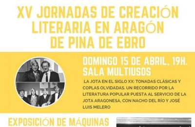 XV Jornadas de creación literaria en Pina