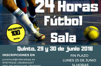 Apúntate al 24 horas de fútbol sala
