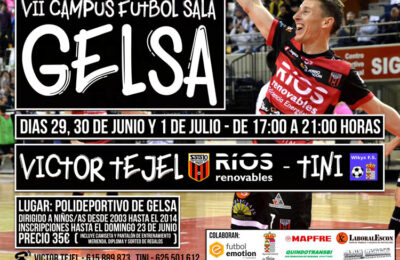 VII campus de fútbol sala en Gelsa
