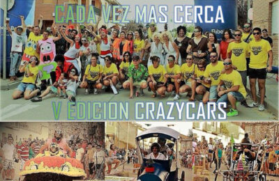 V concentración de autos locos en Escatrón