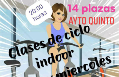 Quinto oferta clases de spinning dos días por semana