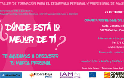 Últimos días para inscribirse en el taller de formación gratuito para mujeres emprendedoras