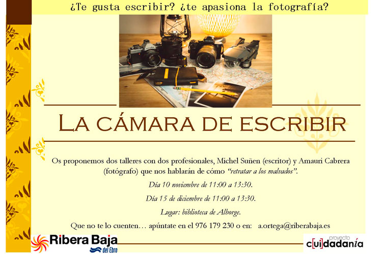 Último día para apuntarse a ‘la cámara de escribir’