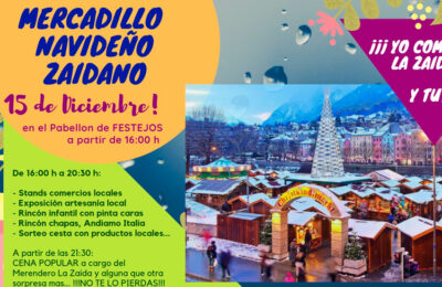 Primera edición del mercadillo navideño zaidano