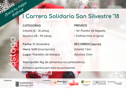 Sástago organiza su primera San Silvestre solidaria