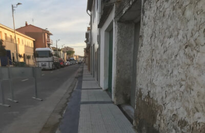 Las obras en la carretera de Quinto finalizarán en breve