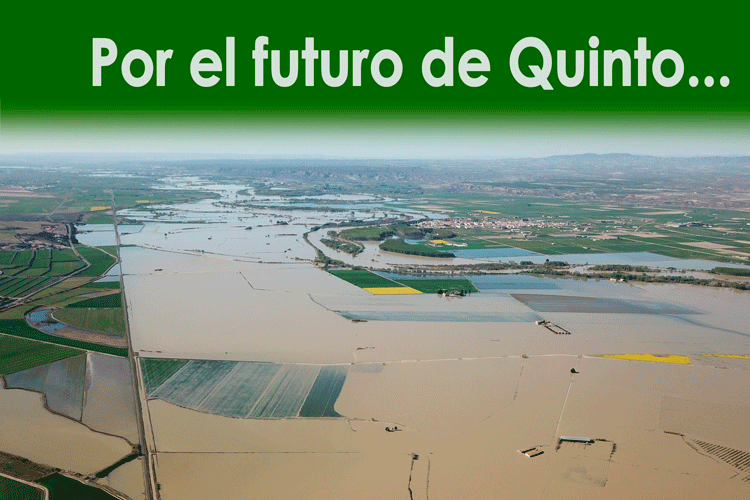 Quinto recoge firmas para limpiar el Ebro