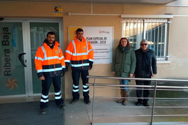 La comarca contrata a dos personas para el mantenimiento de zonas verdes
