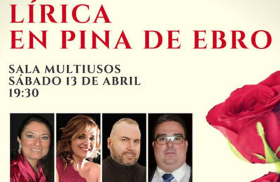 El próximo 13 de abril, gran gala lírica en Pina