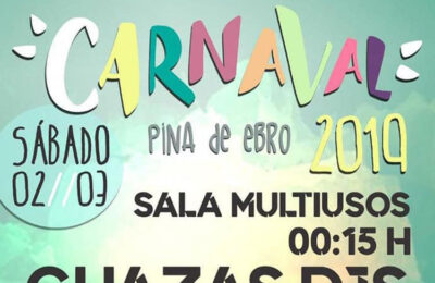 Este sábado, carnavales en Pina