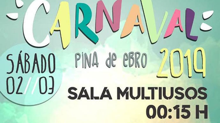 Este sábado, carnavales en Pina