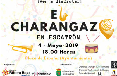 Este sábado, el ‘charangazo’ llega a Escatrón a ritmo de batucada