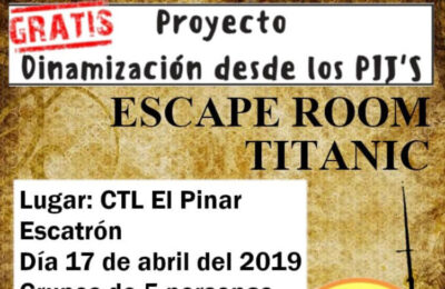 Escape Room ambientado en el Titanic en el CTL de Escatrón