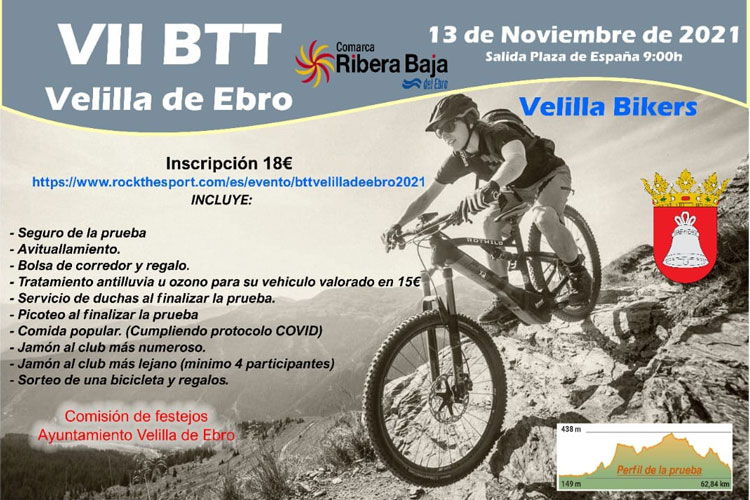 Abiertas las inscripciones para la VII edición de la ruta BTT de Velilla