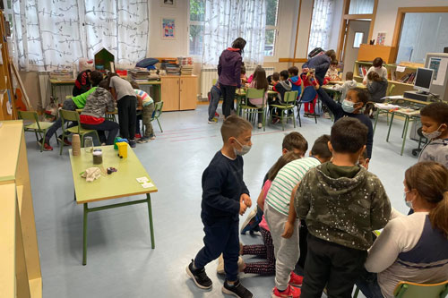 Talleres de compostaje y movilidad sostenible en los colegios de la comarca