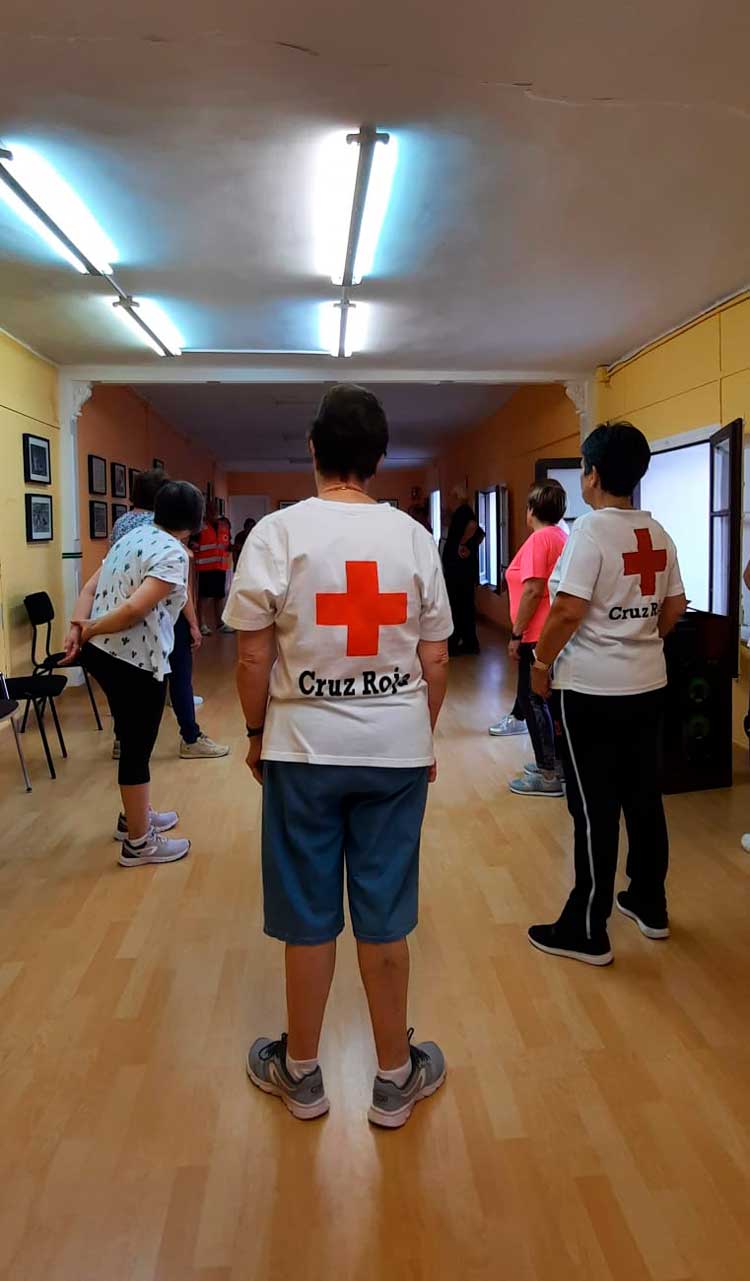 Éxito de la gimnasia para mayores en Gelsa