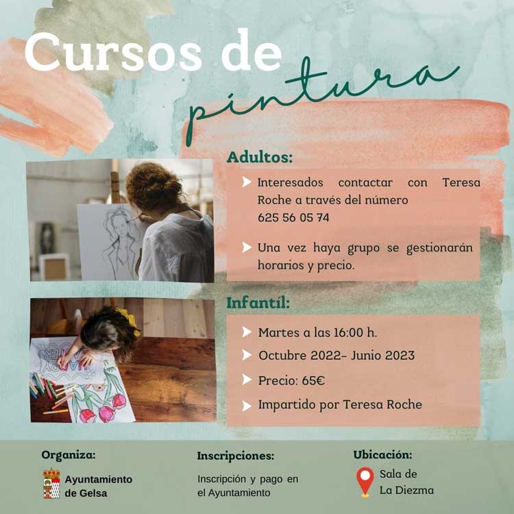Clases de pintura en Gelsa