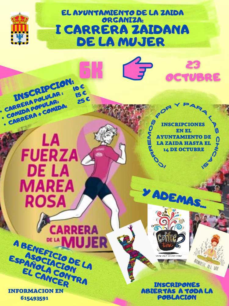 Últimos días para apuntarse a la I carrera zaidana de la mujer