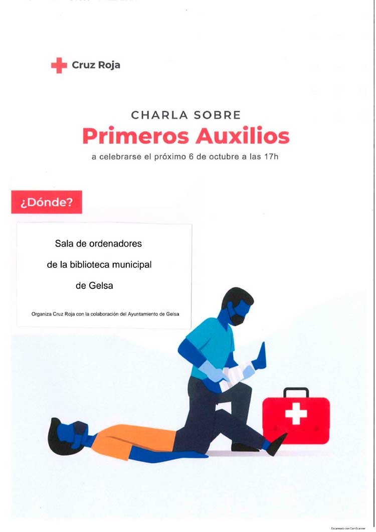 Curso de primeros auxilios en Gelsa