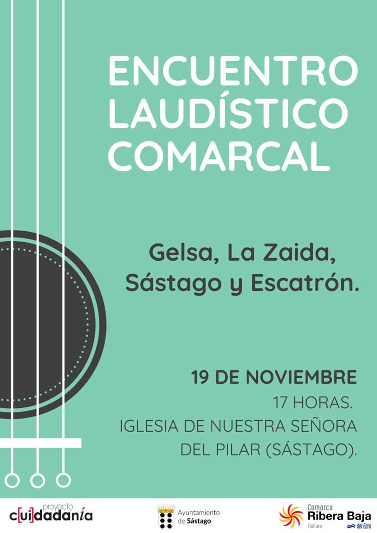 Sástago acoge el encuentro de las laudísticas de Escatrón, Sástago, La Zaida y Gelsa