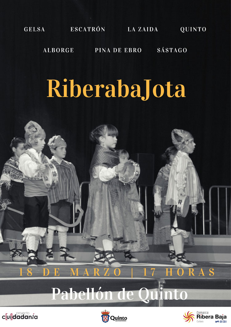 La XI edición de RiberabaJota se celebrará en Quinto el 18 de marzo