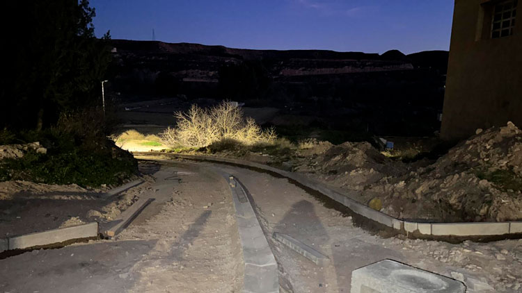 Obras de mejora y pavimentación en varias calles de Sástago