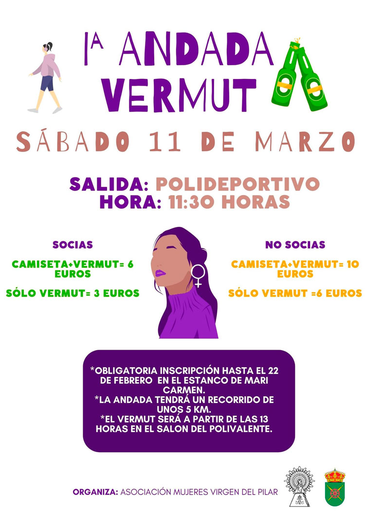 La asociación de mujeres de Escatrón organiza su I andada popular para celebrar el 8M