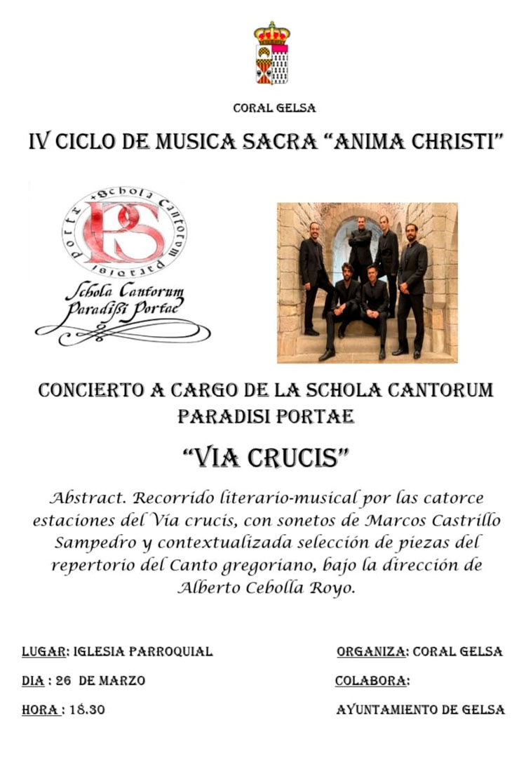 La coral de Gelsa organiza el IV ciclo de música sacra ‘Anima Christi’