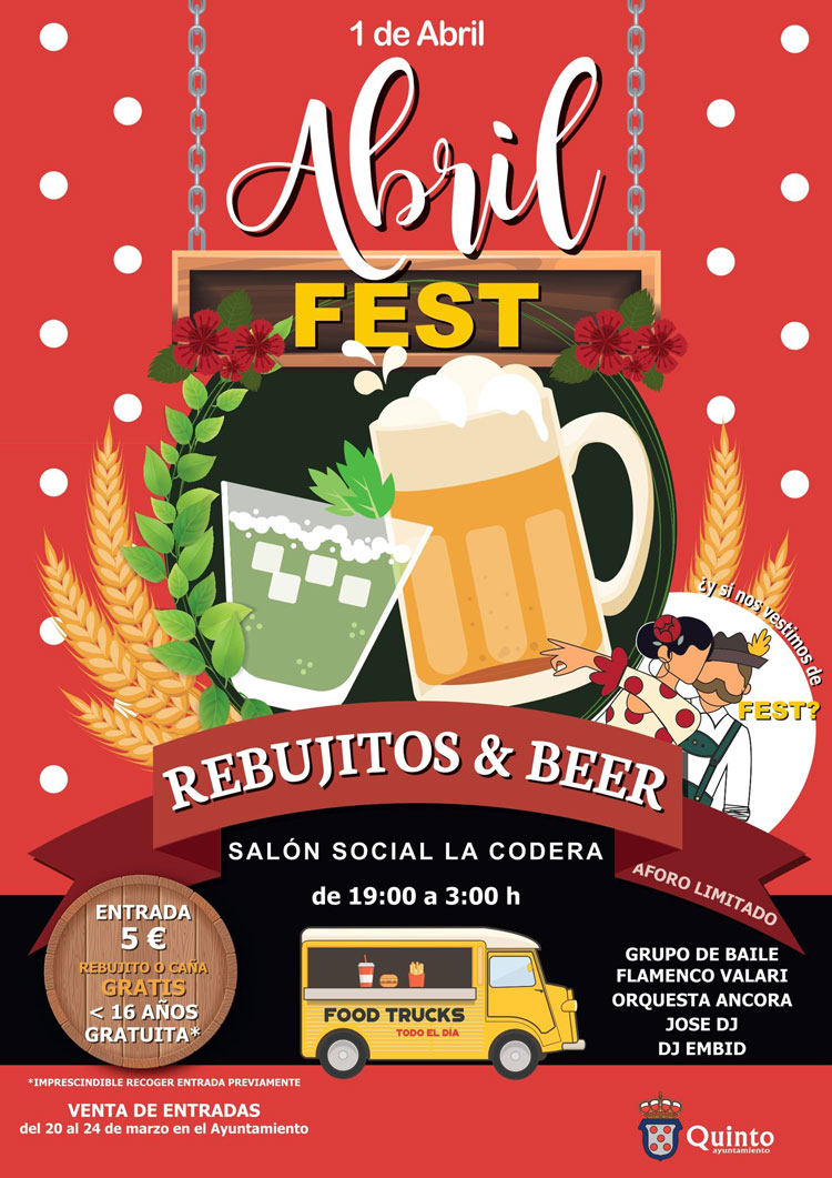 Quinto celebrará la llegada de la primavera con el ‘Abrilfest’