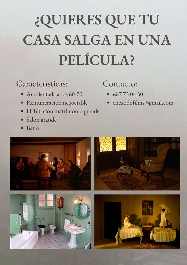 ¿Quieres que tu casa salga en una película?
