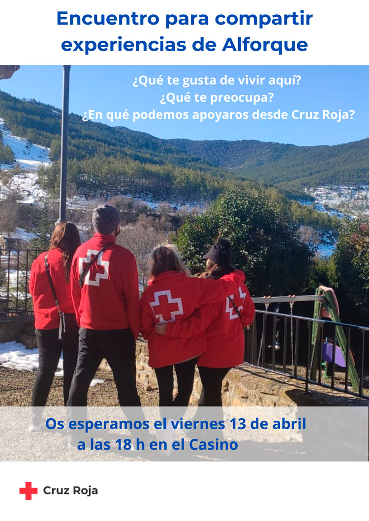 Cruz Roja organiza un encuentro para compartir experiencias en el Casino de Alforque
