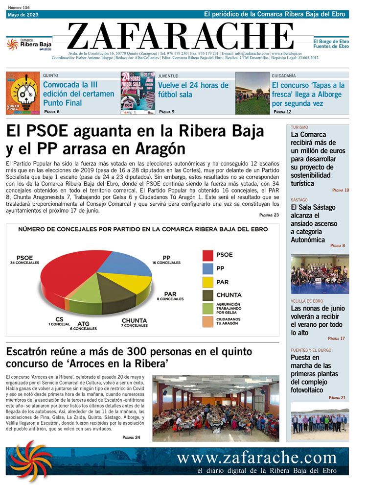 Ya puedes leer on-line el número 136 de Zafarache