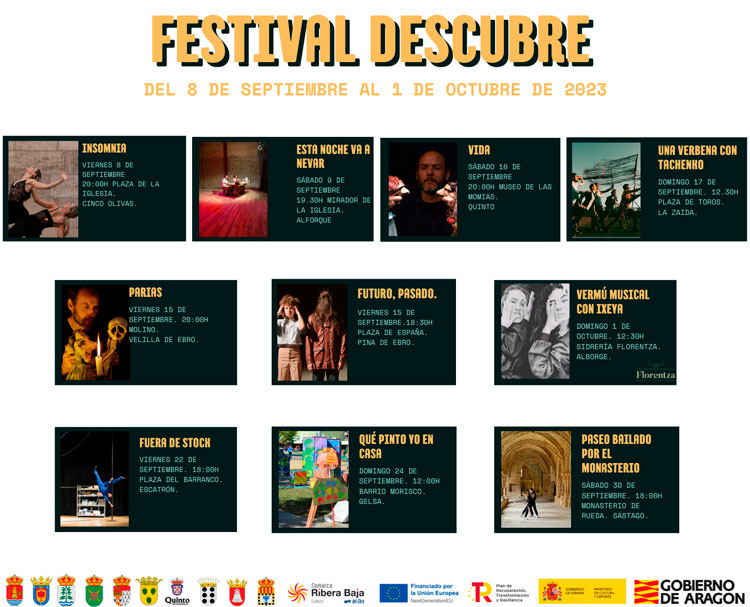 Este viernes, Cinco Olivas da el pistoletazo de salida al festival ‘Descubre’