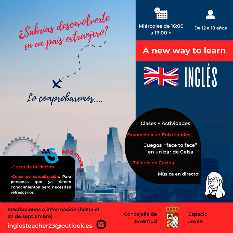 Gelsa oferta cursos de inglés gratuitos para jóvenes